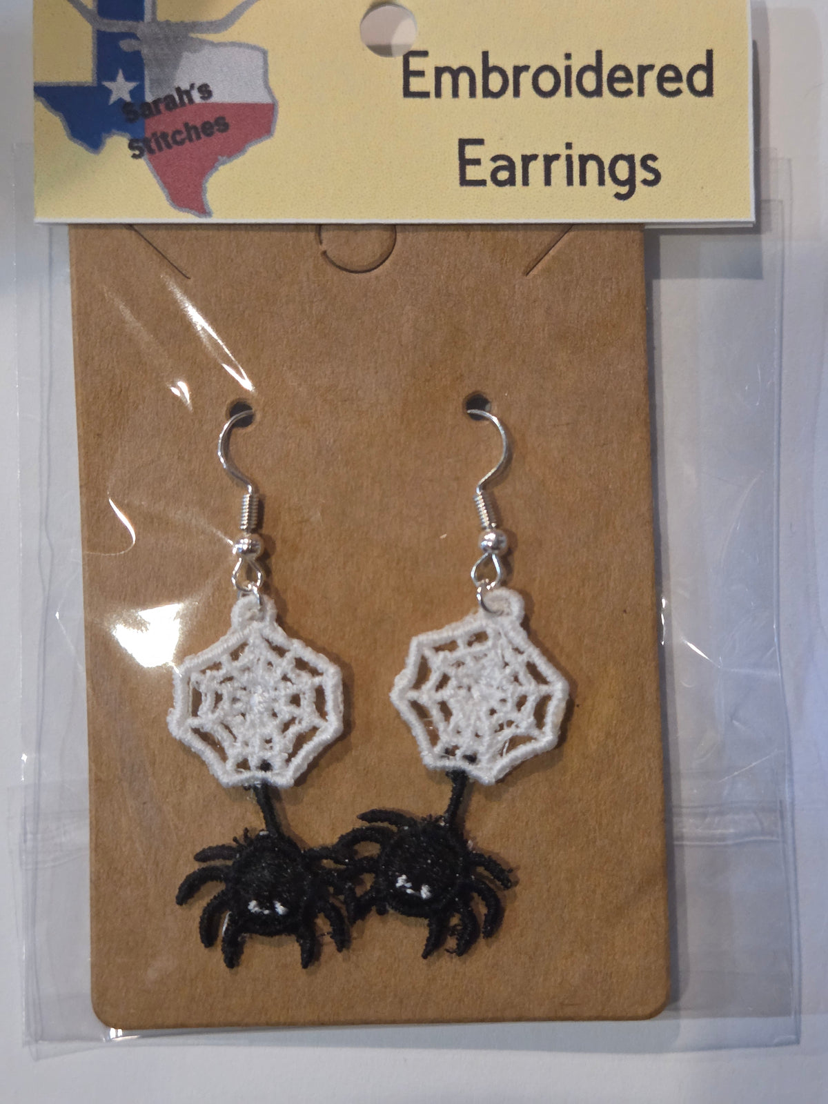 Halloween Embroidered Earrings